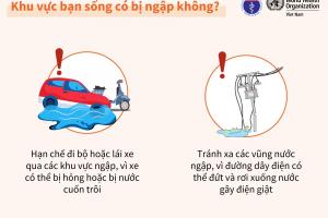 Cách phòng, chống dịch bệnh mùa bão lũ