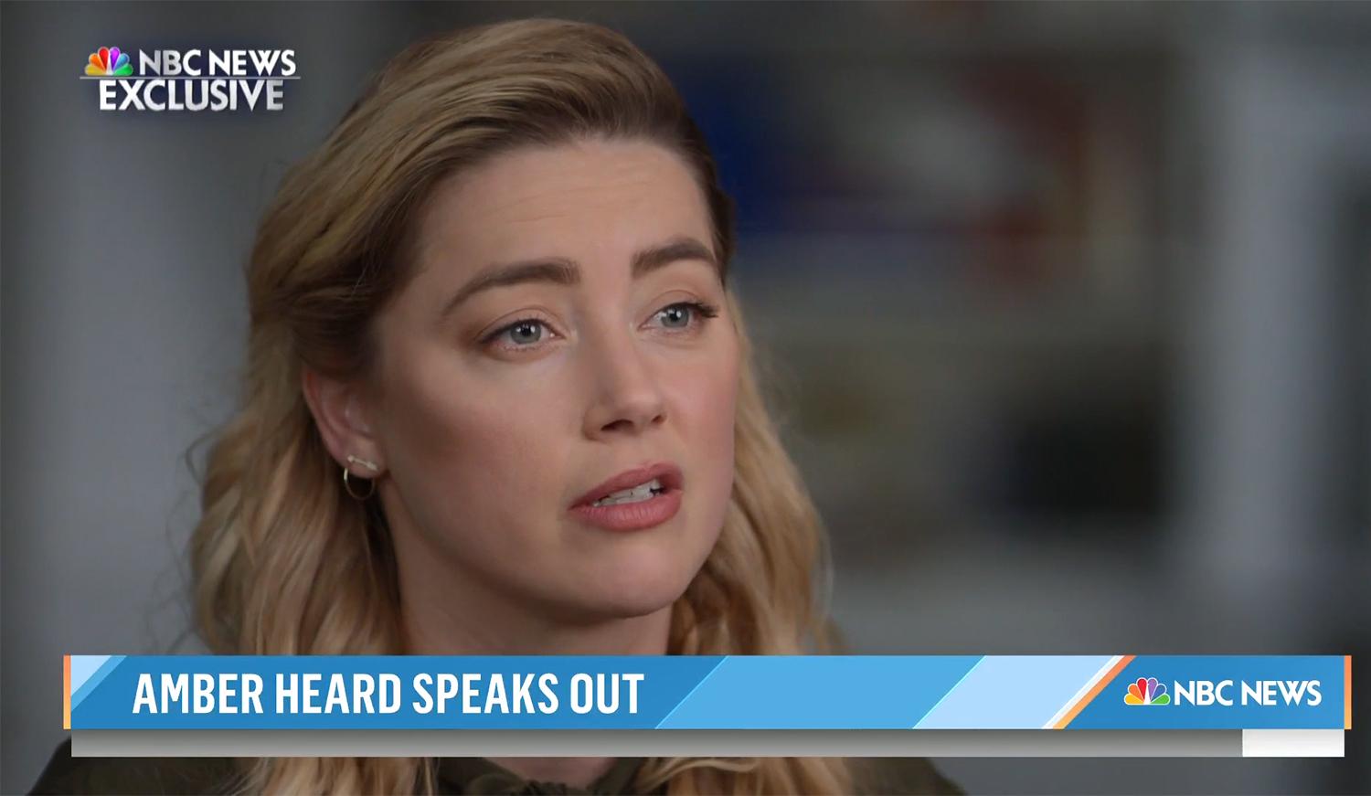 Amber Heard nói gì khi lần đầu trả lời phỏng vấn sau thua kiện Johnny Depp
