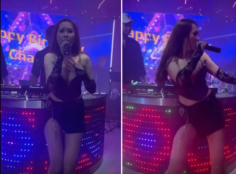 Gái nhảy Minh Thư diện áo cúp, váy ngắn khoe hình thể nõn nà đón sinh nhật