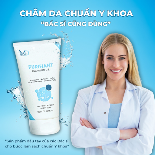 Purifiant Cleasing Gel - gel rửa mặt sạch sâu, cấp ẩm, phục hồi và làm sáng da